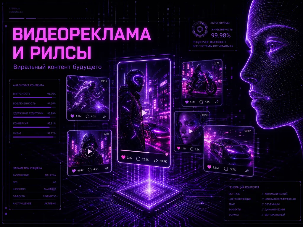Видеореклама и рилсы